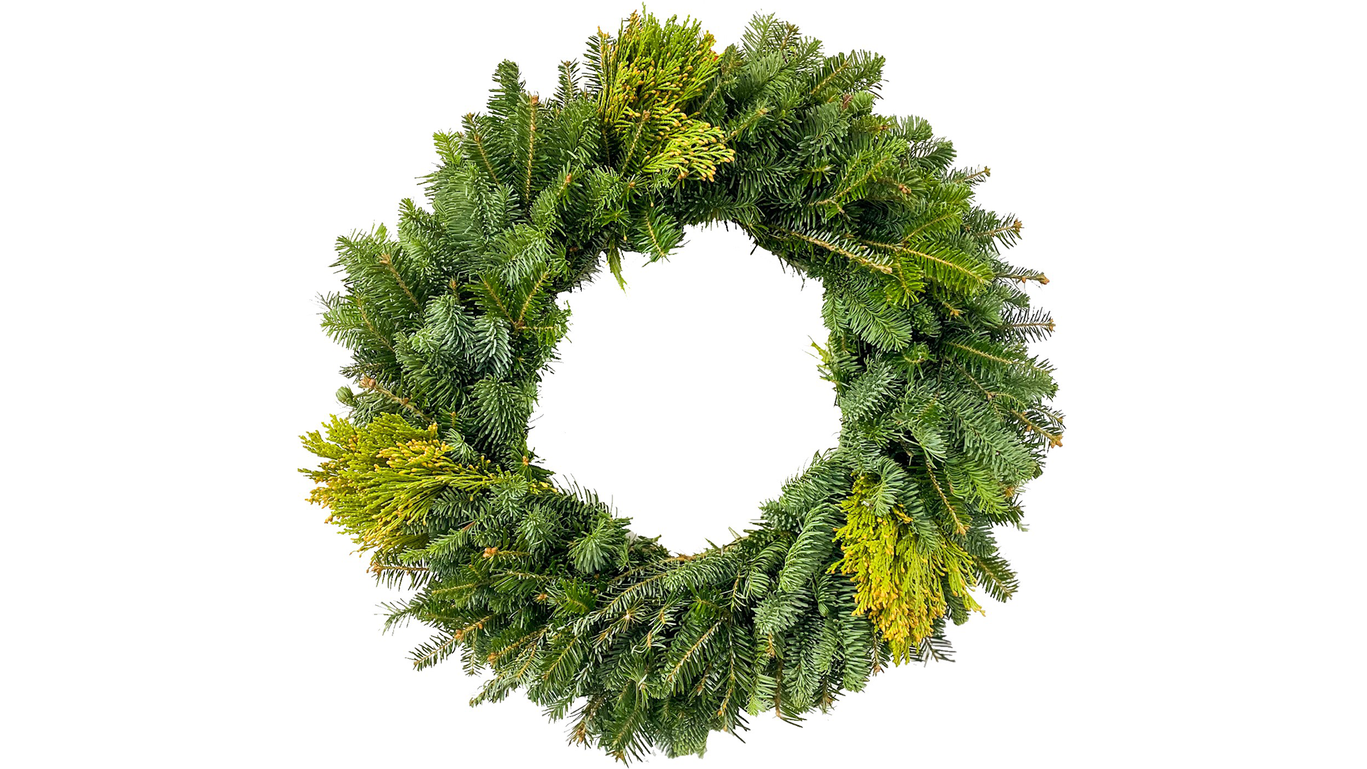 30 inch Premium East Meets West Wholesale Christmas Wreath