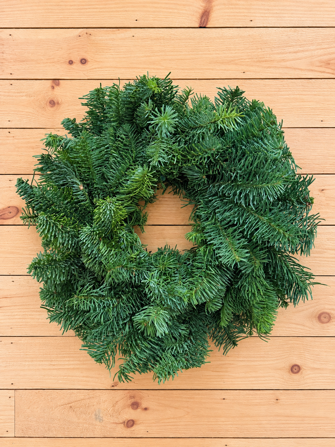NEW PRODUCT- Fresh Noble Fir Wreath