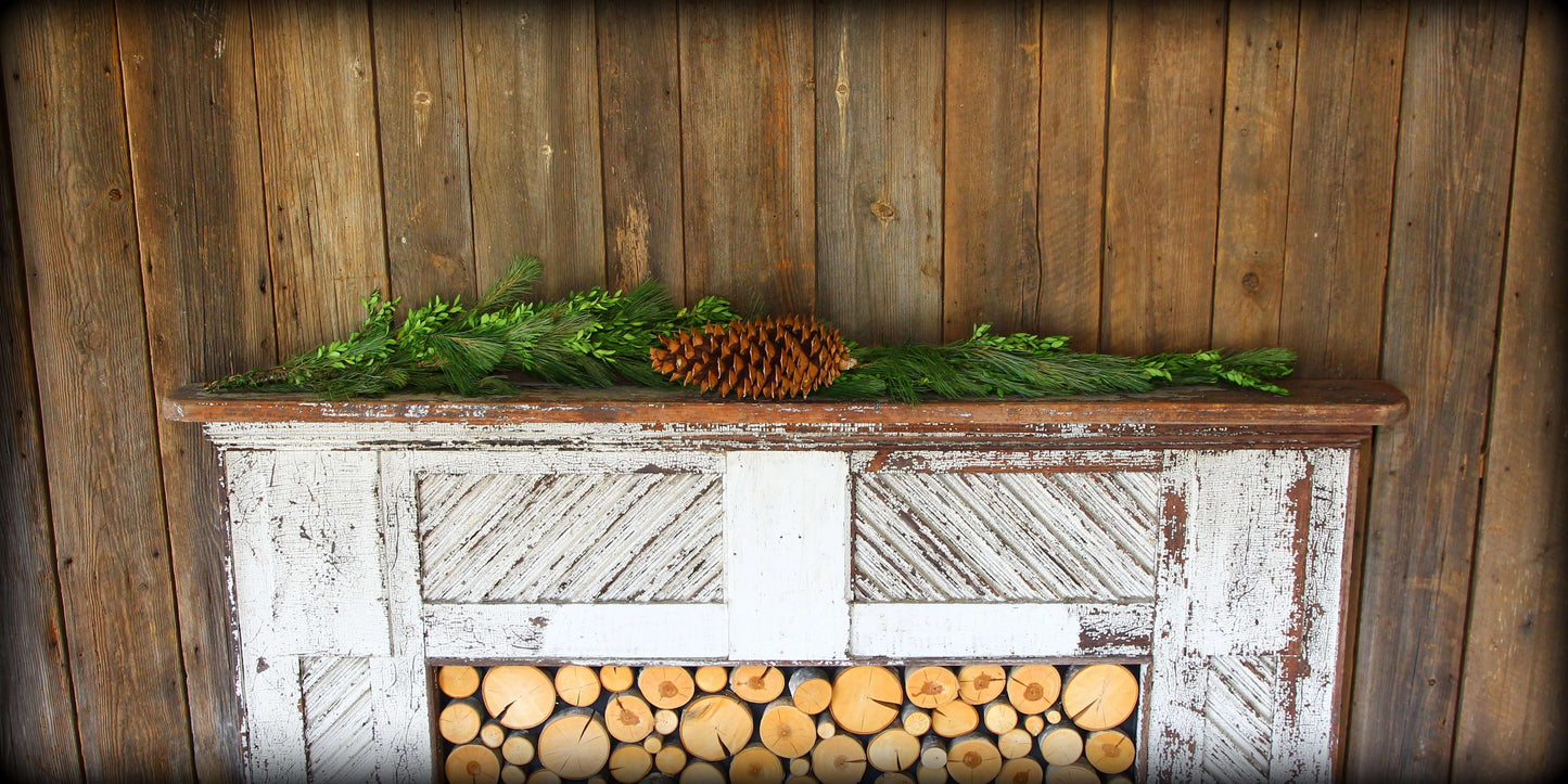Boxwood_WhitepineGarlandMantle.jpg Wishon Evergreens