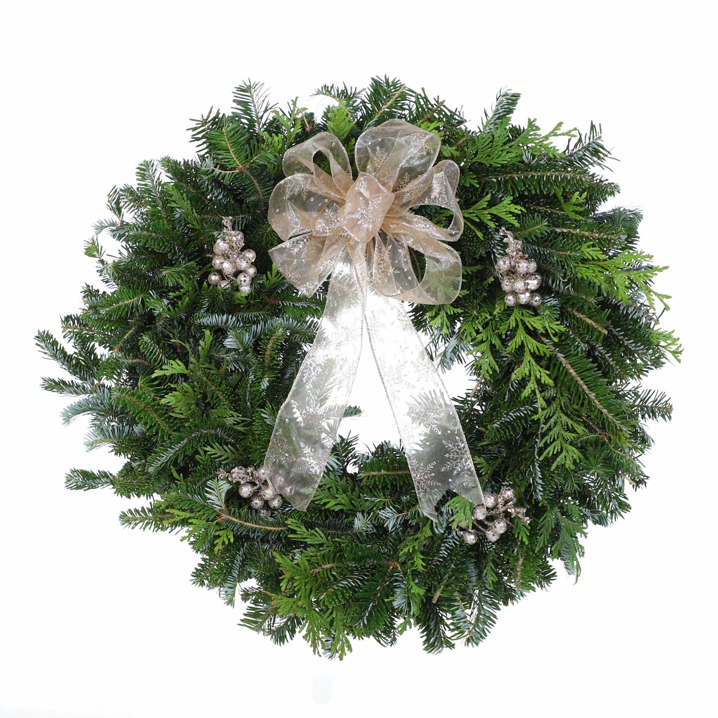 Fresh Mixed Fraser Fir and Cedar - Christmas Wreath