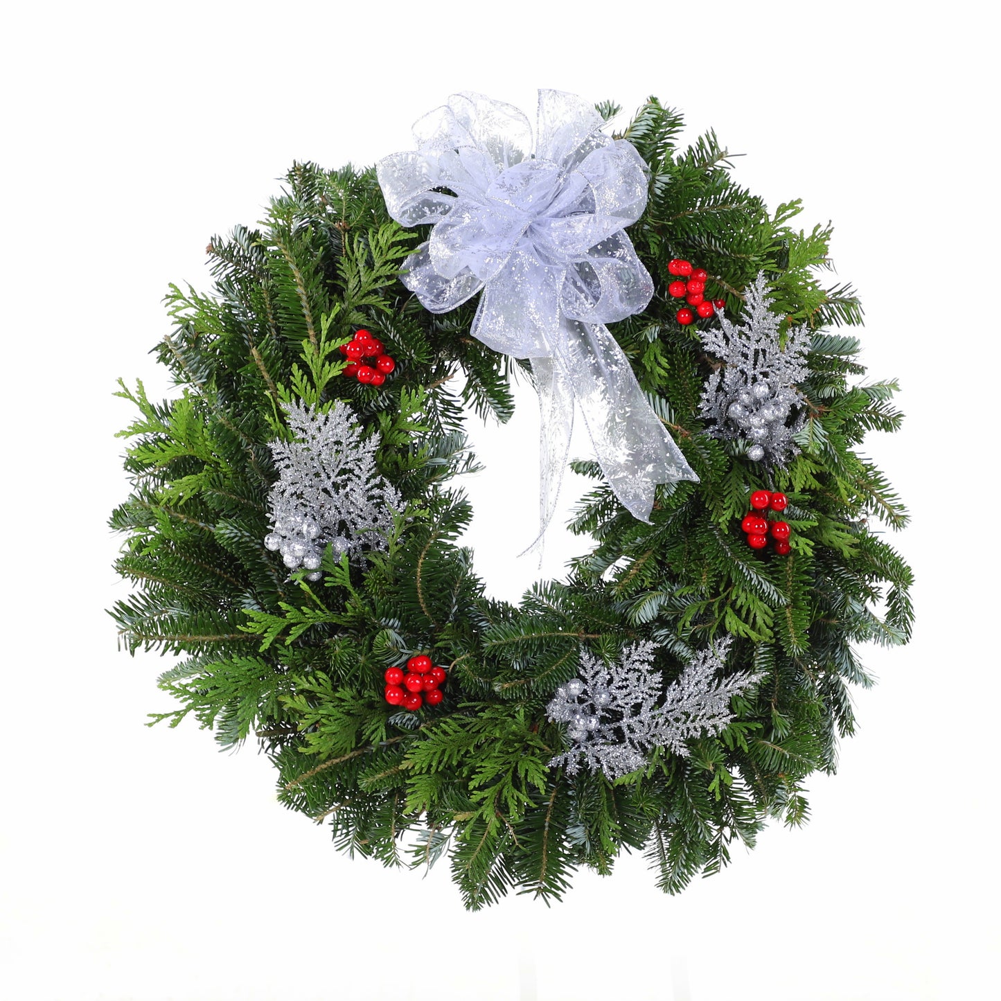 Fresh Mixed Fraser Fir and Cedar - Christmas Wreath