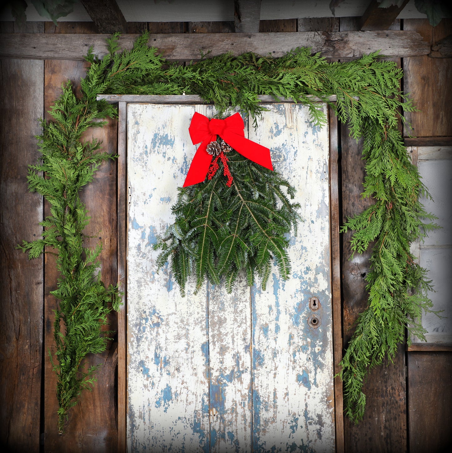 Fresh Cedar Christmas Garland