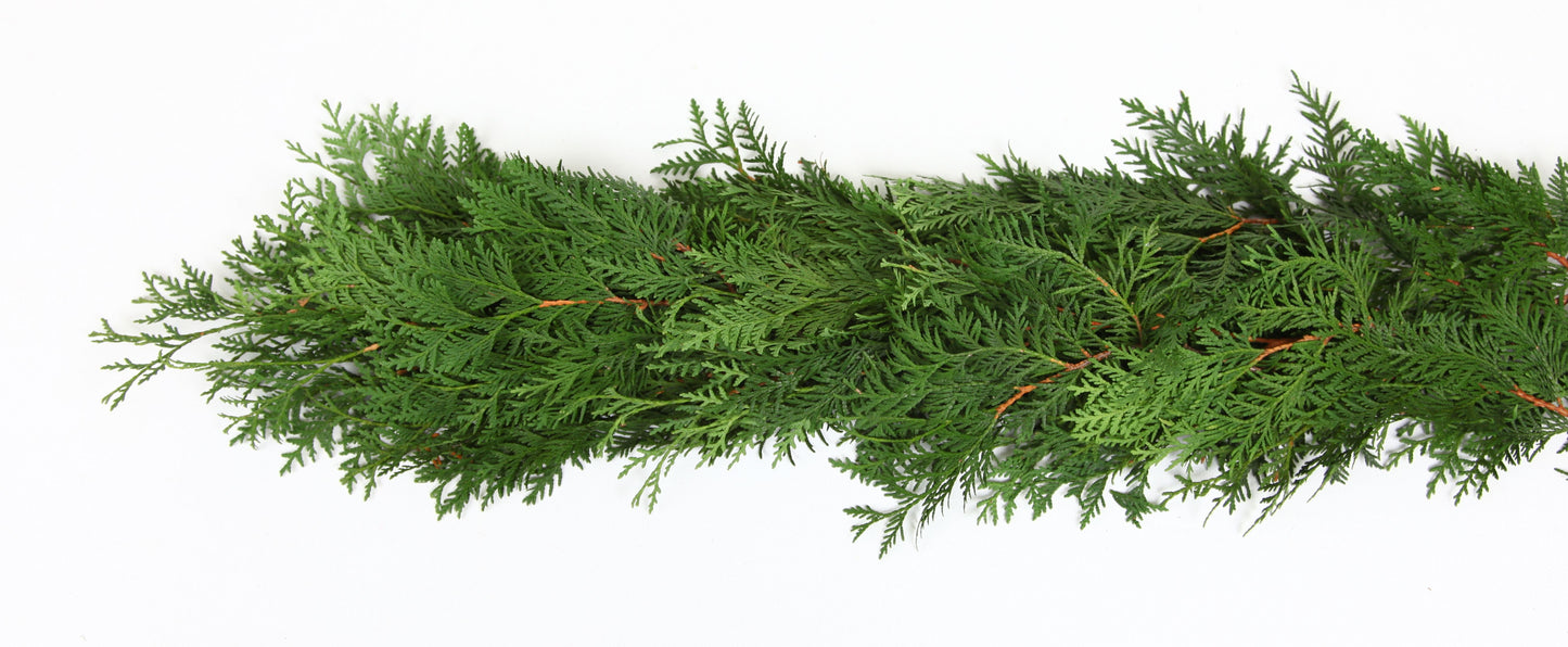 Fresh Cedar Christmas Garland