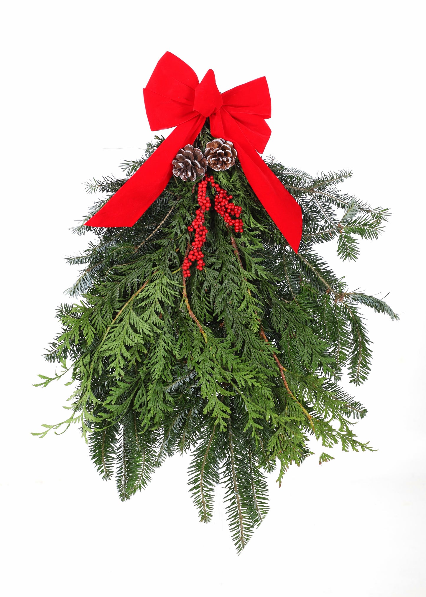 mixedgreensdoorswag.jpg Wishon Evergreens