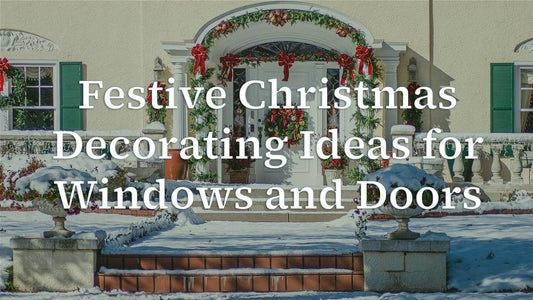 Christmas Holiday Decor Wreaths & Garlands for Windows & Doors