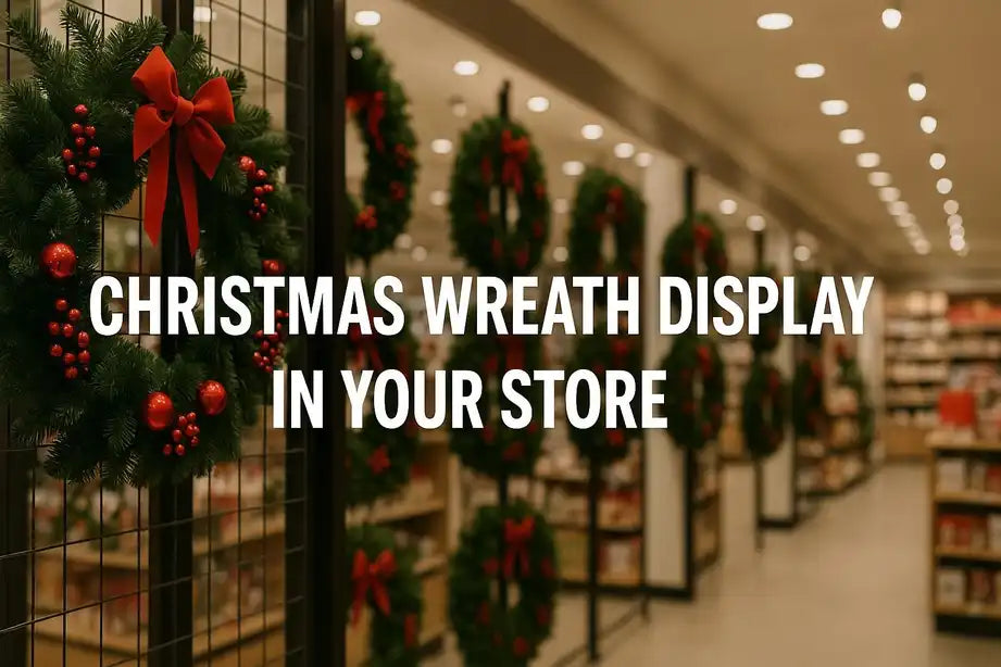 Retail Wreath Rack How to Set Up a Profitable Christmas Wreath Display in Your Store