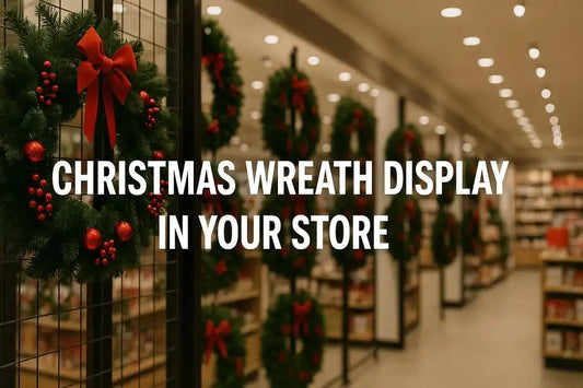 How to Set Up a Profitable Christmas Wreath Display in Your Store