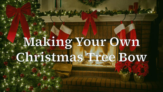 Making Your Own Christmas Tree Bow