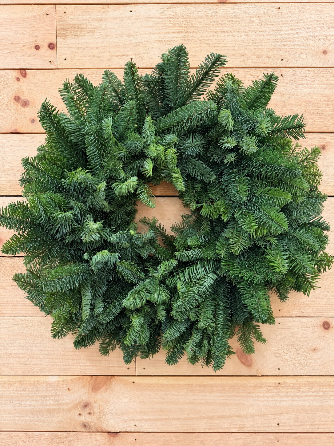 NEW PRODUCT- Fresh Noble Fir Wreath