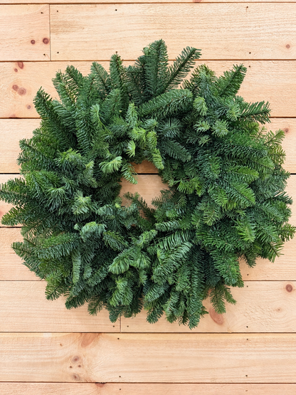NEW PRODUCT- Fresh Noble Fir Wreath