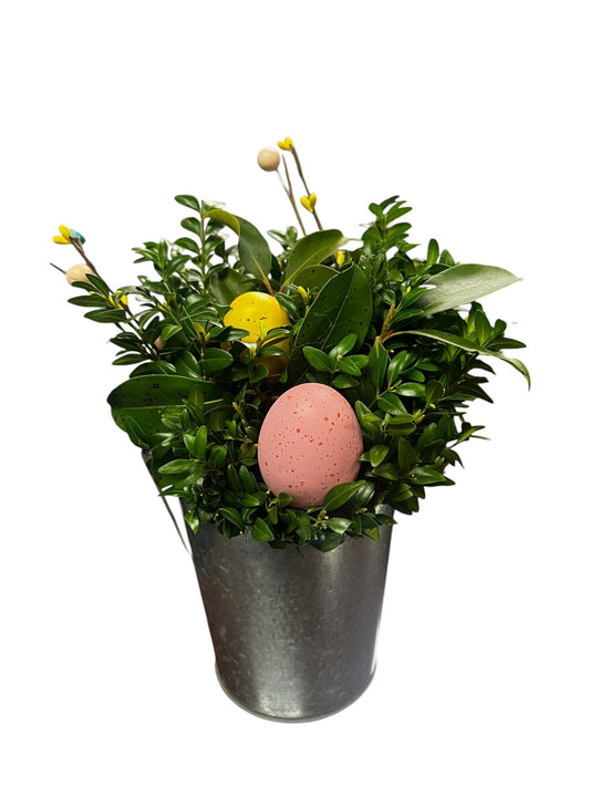 Garden Bucket Easter Centerpiece