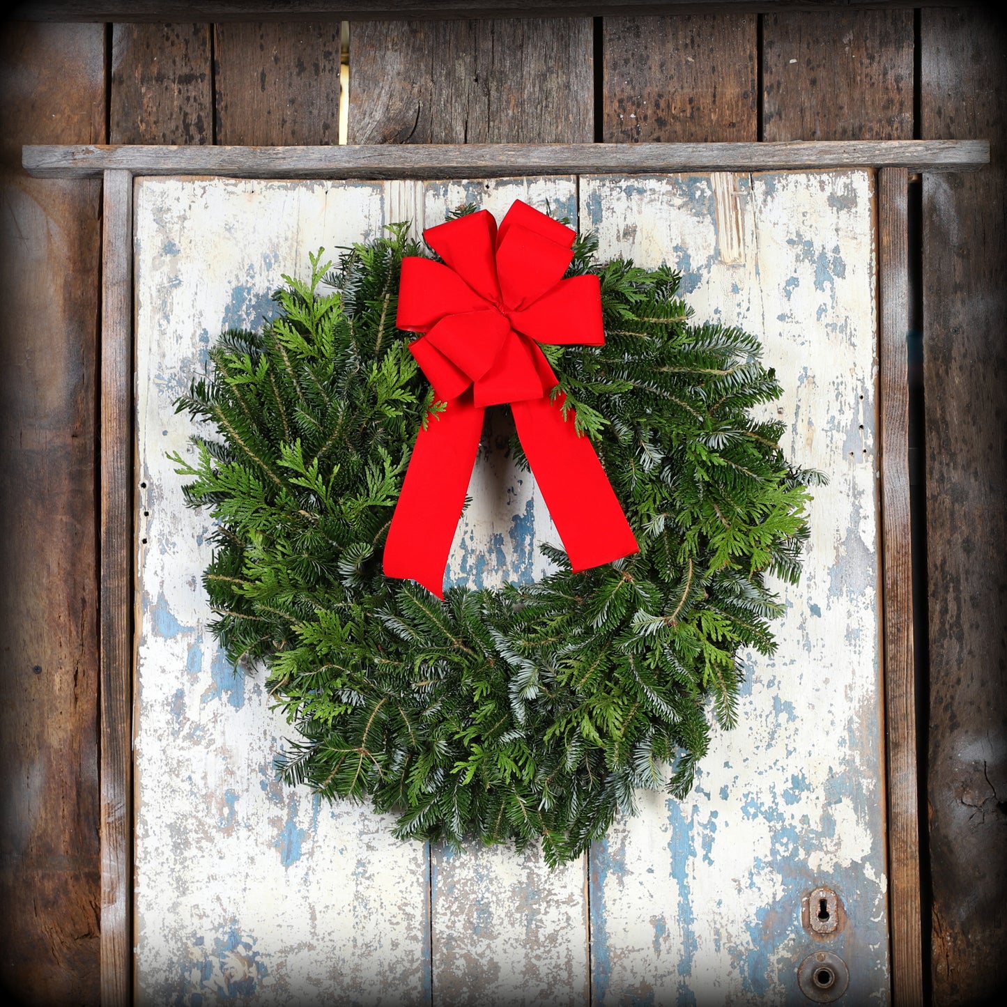 Fresh Mixed Fraser Fir and Cedar - Christmas Wreath
