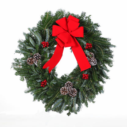 Fresh North Carolina Fraser Fir - Christmas Wreath