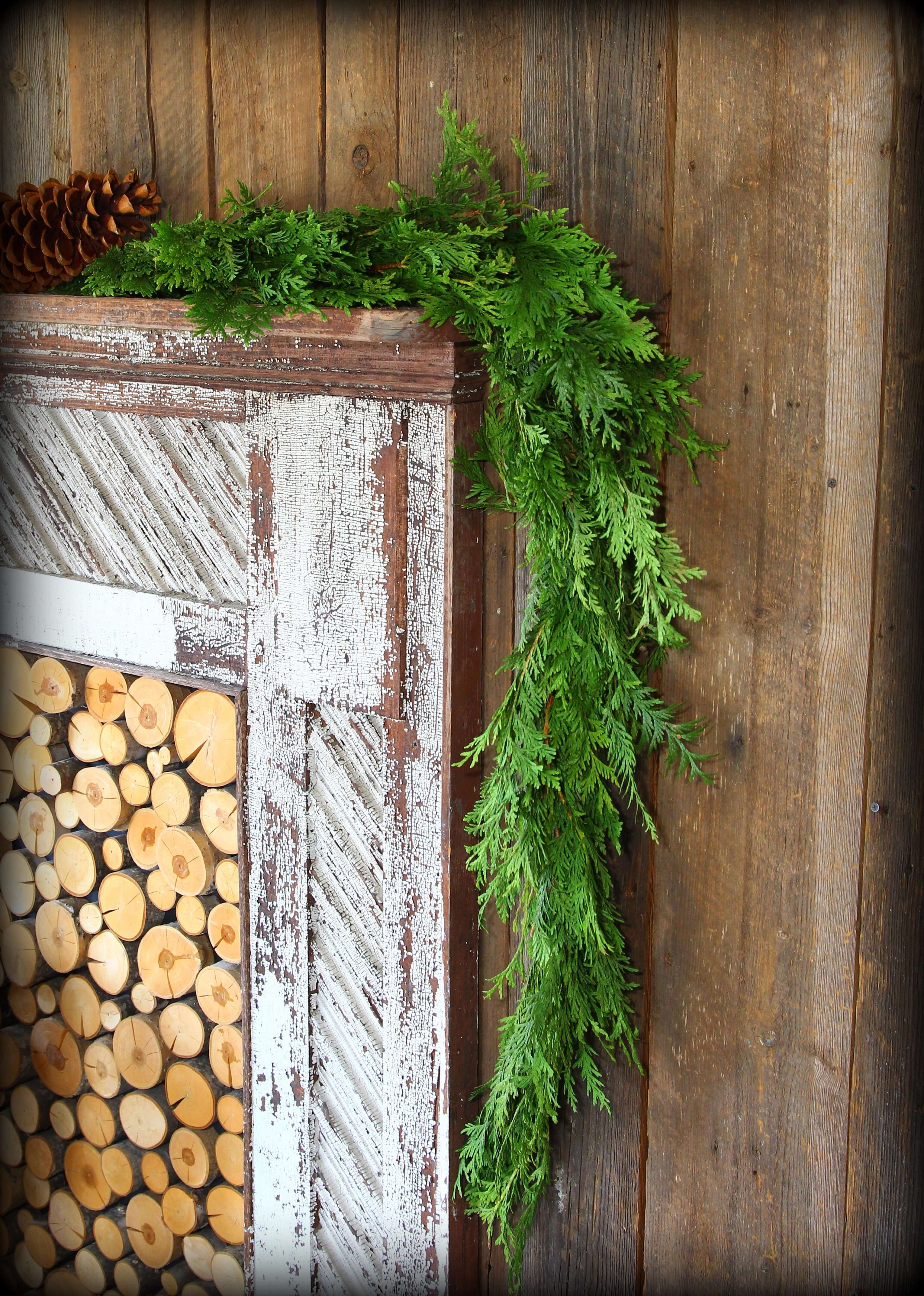 Fresh Cedar Christmas Garland