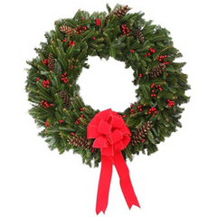 Fresh Fraser-Pine - Blue Ridge Mountain Christmas Wreath