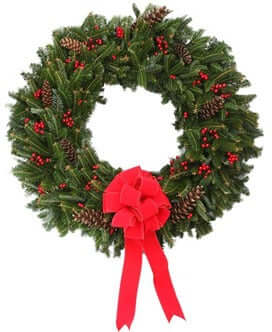 Fresh NC Mountain-Fresh Holiday Wreath